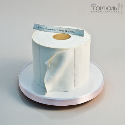 Торт туалетная бумага
