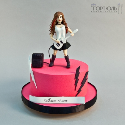 Торт для гитаристки