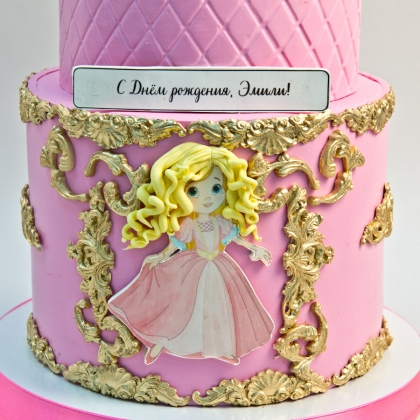 Торт с принцессой