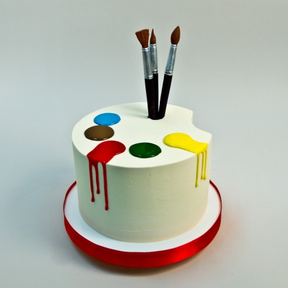 Торт для художницы