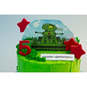 Торт с тачками для мальчика 3 года