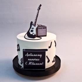Торт с гитарой
