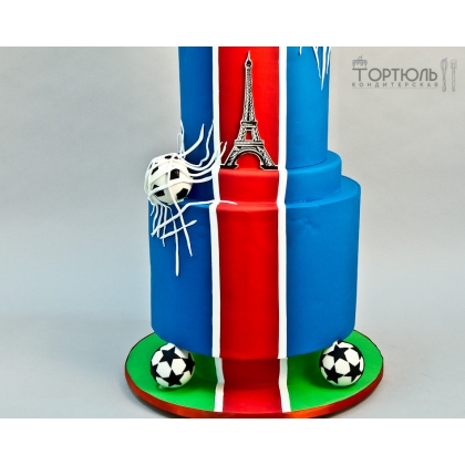 Торт на футбольную тематику