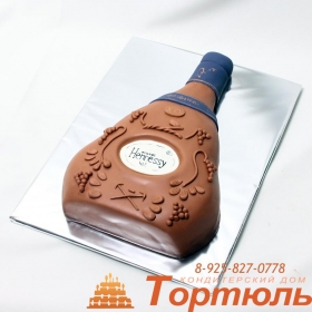 Торт Бутылка коньяка